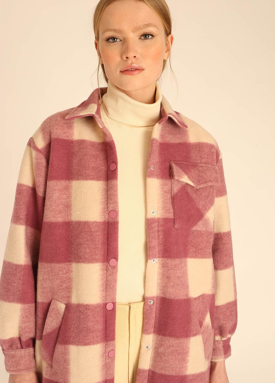 pepaloves SQUARES OVERSHIRT ROSE Tienda