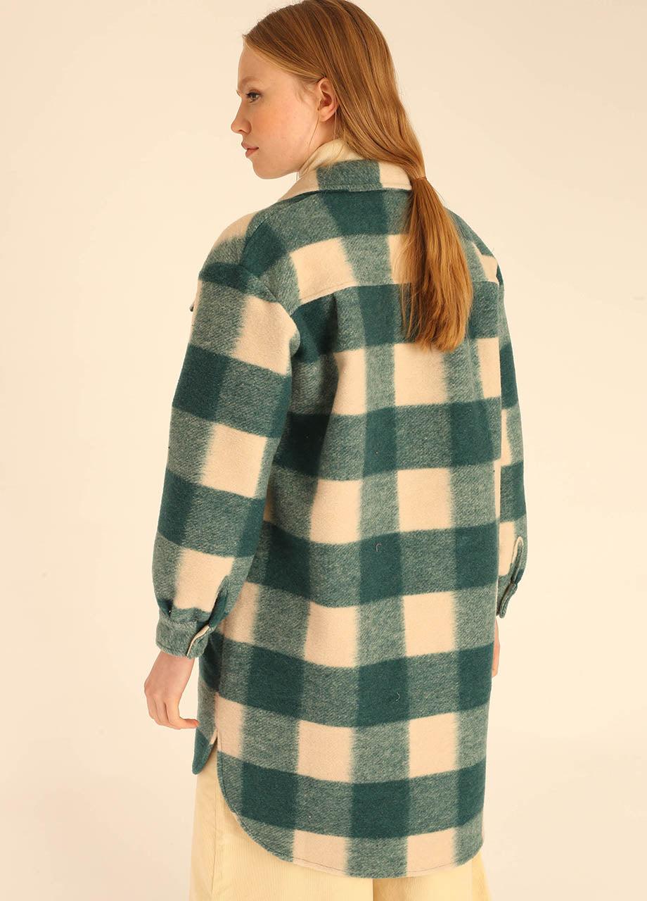 pepaloves SQUARES OVERSHIRT GREEN Tienda
