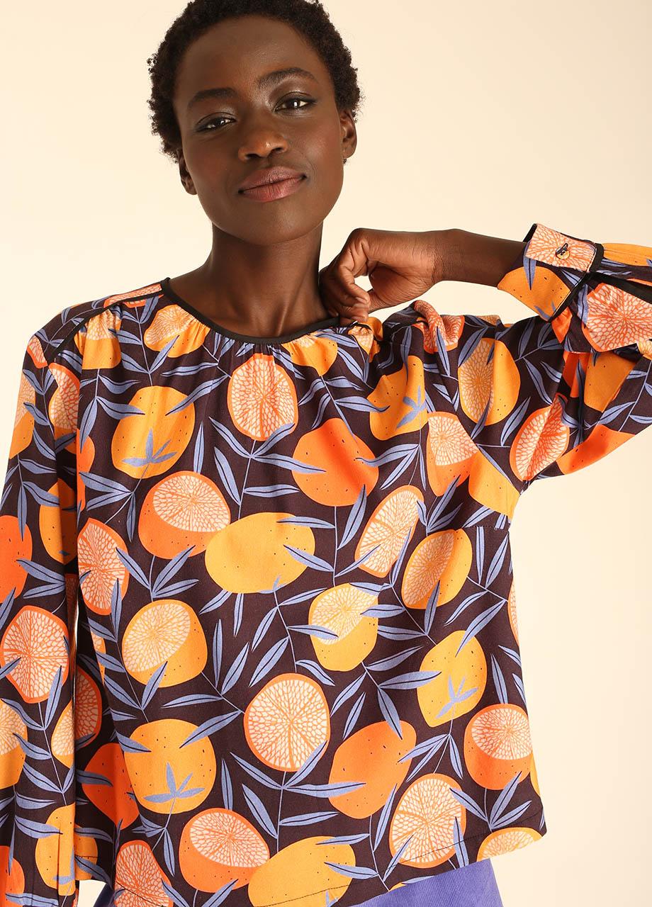 pepaloves ORANGES BLOUSE Rebajas top