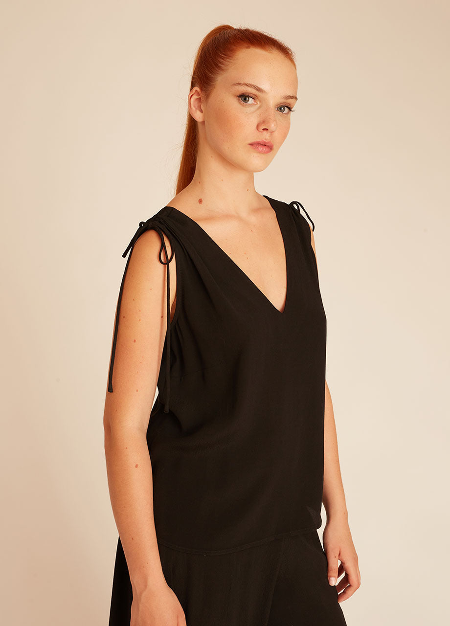 pepaloves VISCOSE TOP BLACK Oferta especial