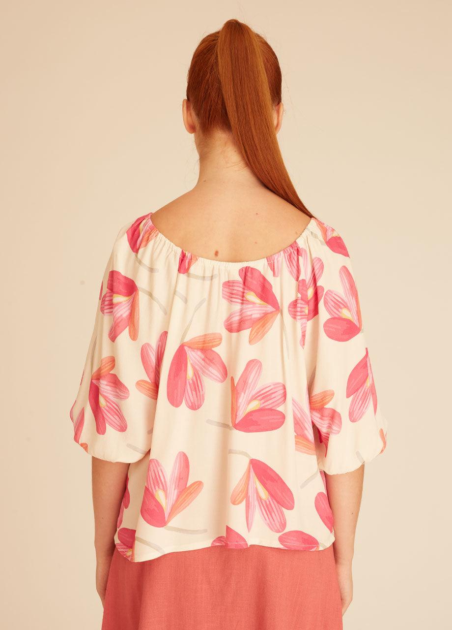 pepaloves PINK FLOWERS BLOUSE Envío gratis