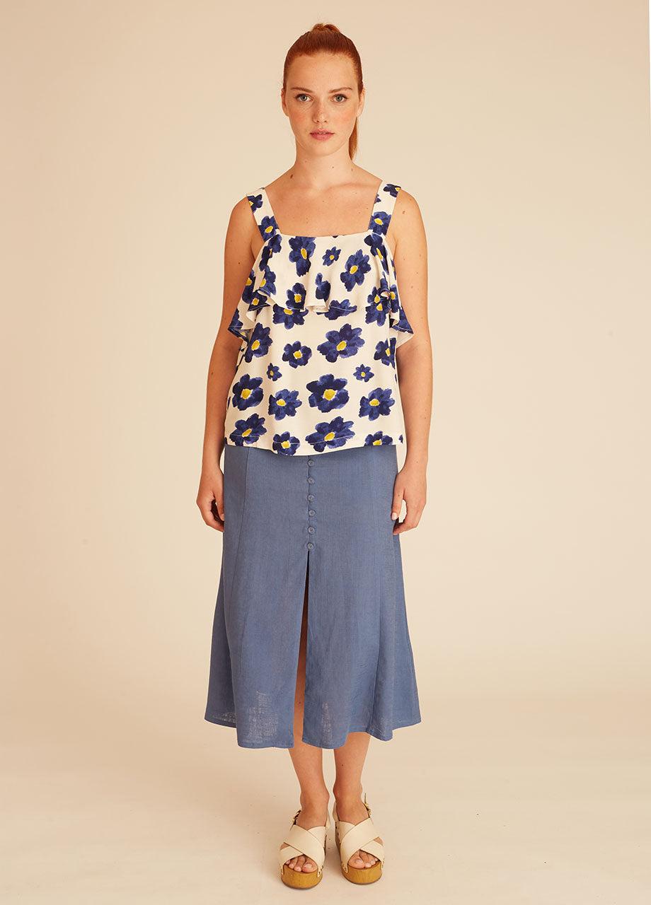 pepaloves BLUE FLOWERS TOP ÚLTIMAS EDICIONES