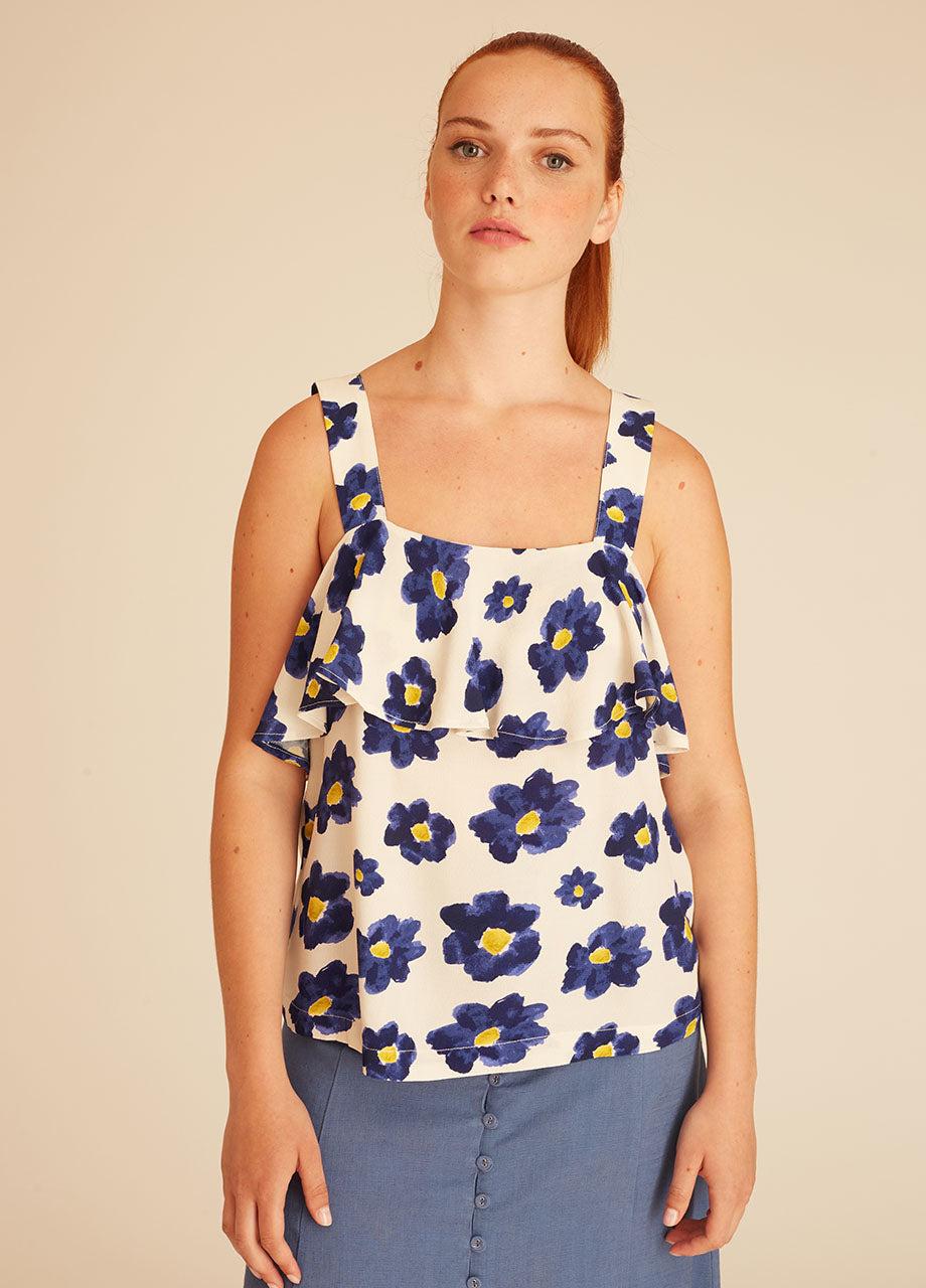 pepaloves BLUE FLOWERS TOP ÚLTIMAS EDICIONES