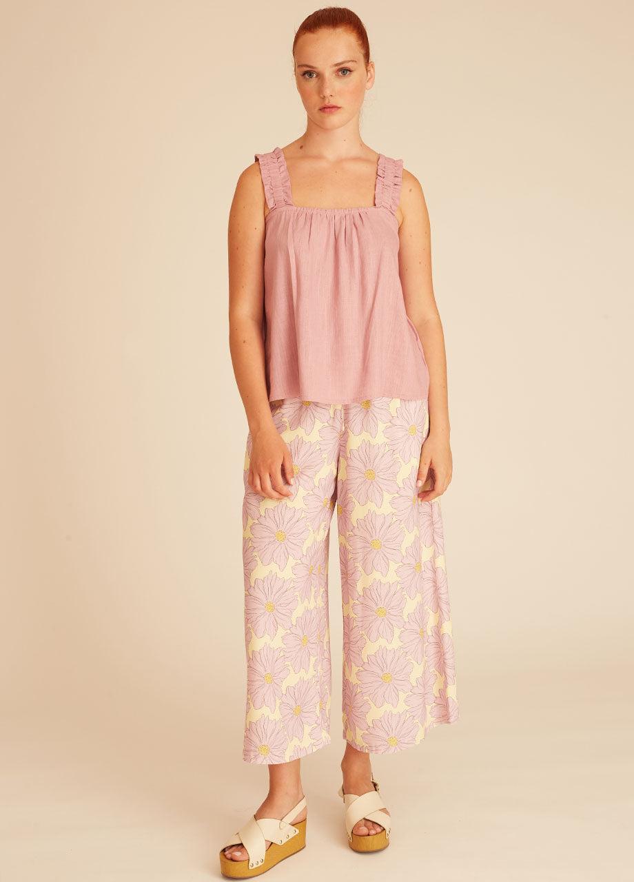pepaloves LINEN TOP LILAC Último día