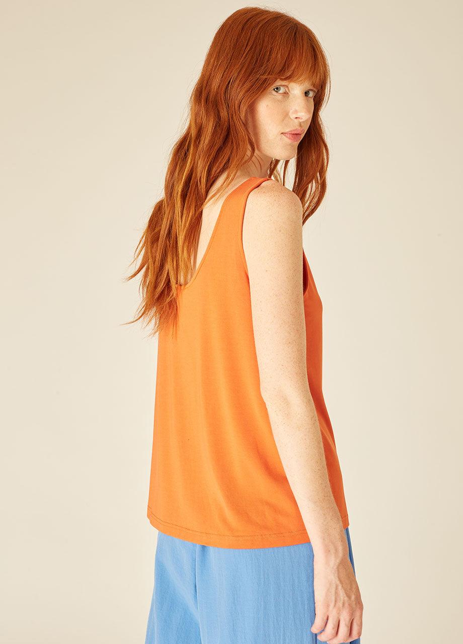 pepaloves MODAL TANK TOP ORANGE Precios de Black Friday