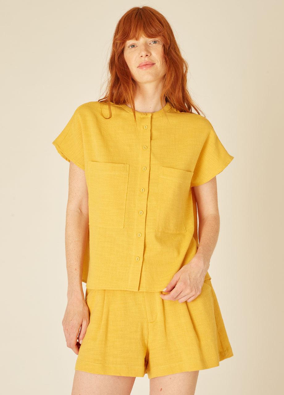 pepaloves CAMISA SIN MANGAS CUELLO MAO Descuentos del mes