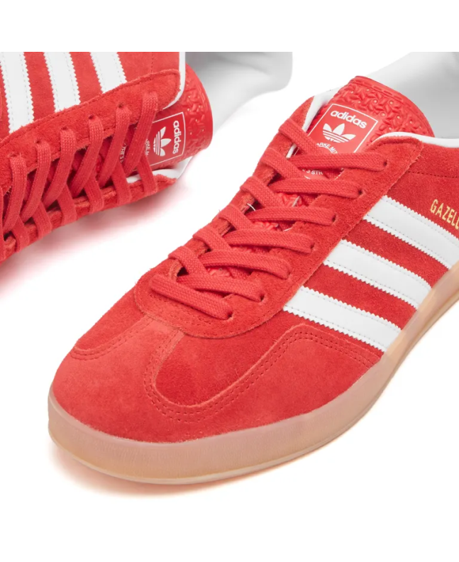 spezial madrid Adidas Gazelle Indoor Better Scarlet Cloud White & Gum Oferta especial