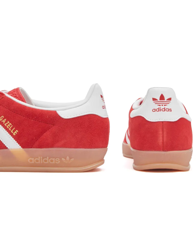 spezial madrid Adidas Gazelle Indoor Better Scarlet Cloud White & Gum Oferta especial