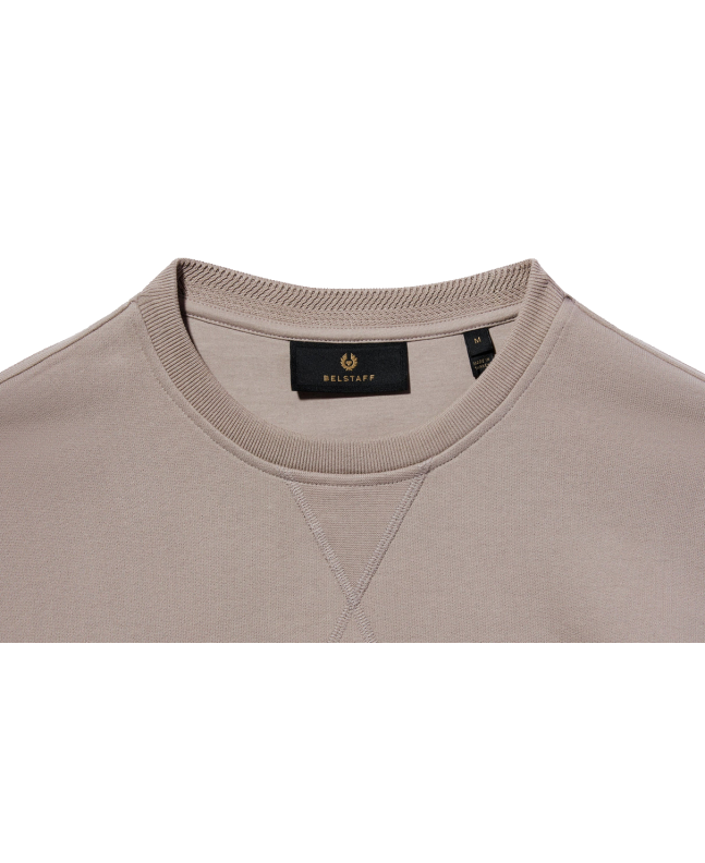 spezial madrid Belstaff Logo Sweatshirt Stone Beige Envío gratis