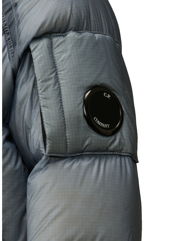 spezial madrid C.P. Company Kids D.D. Shell Ripstop Hooded Down Flint Stone Blue Envío internacional gratuito