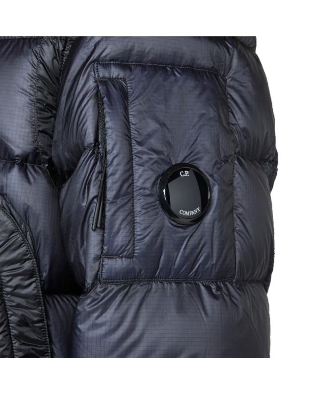 spezial madrid C.P. Company Kids D.D. Shell Ripstop Hooded Down Jacket Blue Tienda de fábrica