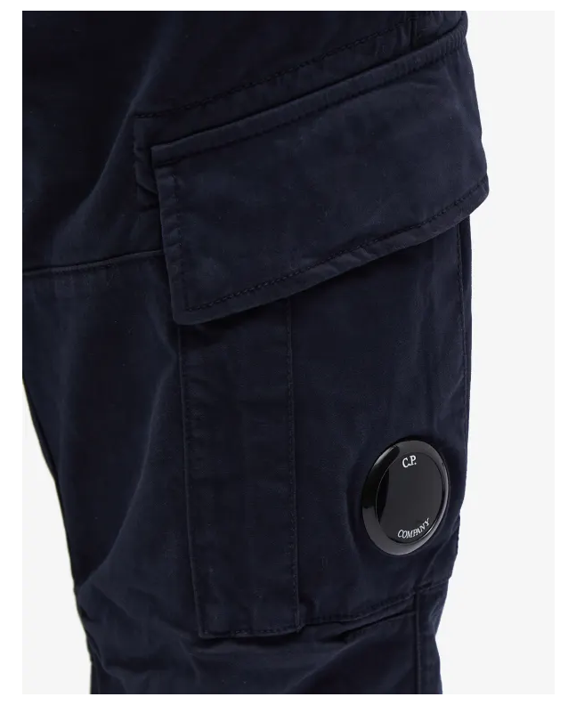 spezial madrid C.P. Company Kids Stretch Sateen Lens Cargo Pants Total Eclipse Descuentos del mes