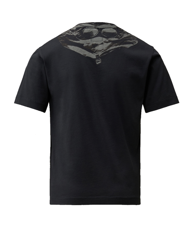 spezial madrid C.P. Company Kids Cotton Jersey 30/1 Goggle Tee Total Eclipse Ofertas de temporada