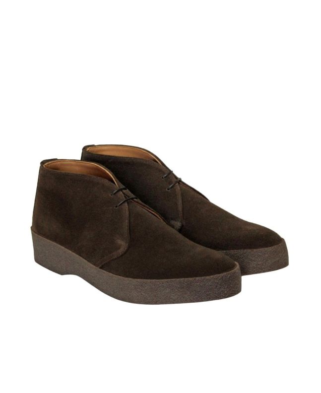 spezial madrid Sanders Hi Top Chukka Boot Suede Chocolate
