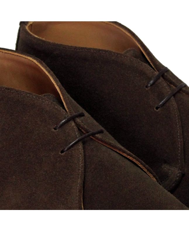 spezial madrid Sanders Hi Top Chukka Boot Suede Chocolate Venta caliente