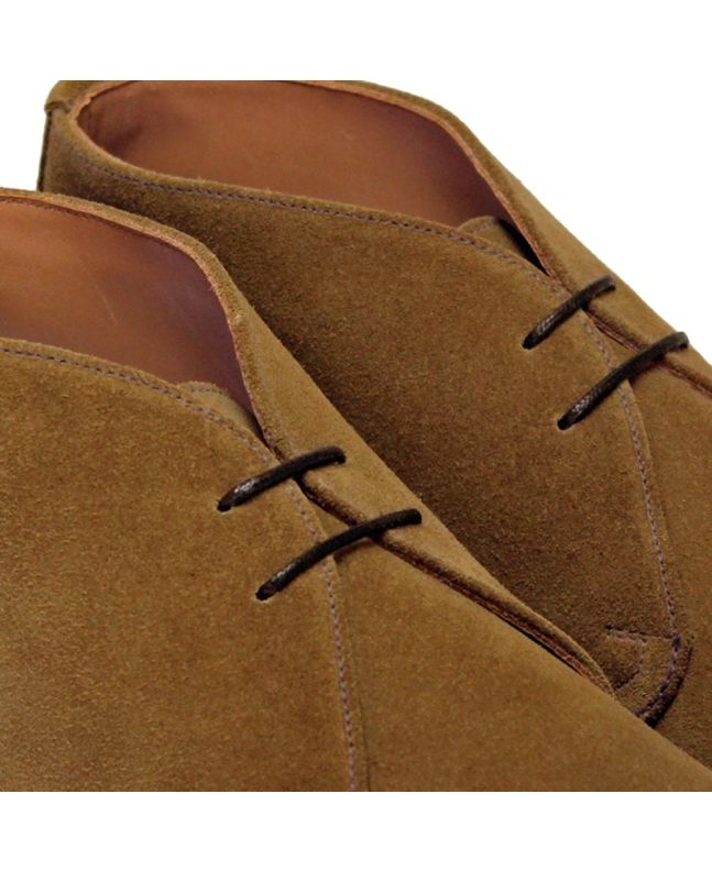 spezial madrid Sanders Hi Top Chukka Boot Suede Indiana Tan En oferta
