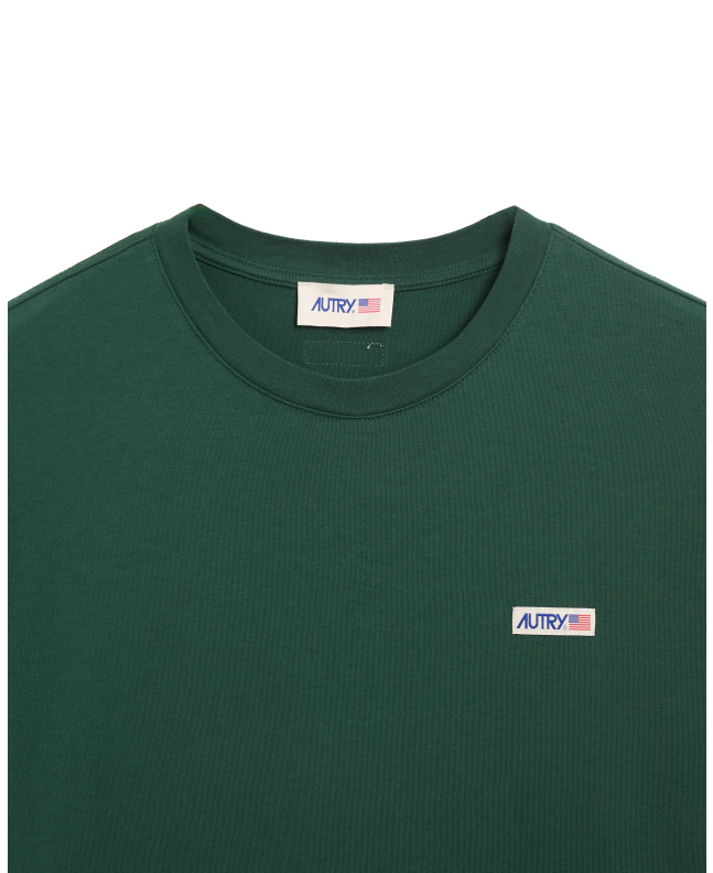 spezial madrid Autry Cotton Label Tee Green Descuento