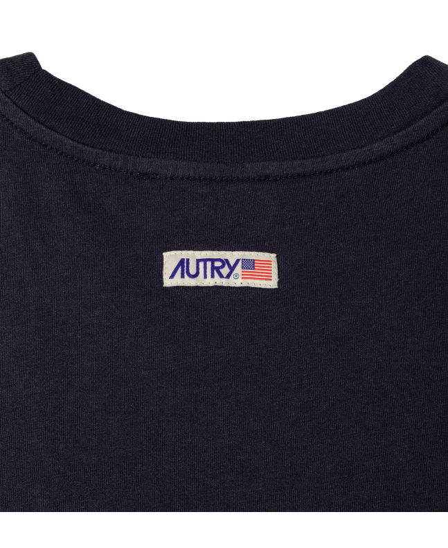 spezial madrid Autry Cotton Label Tee Navy Tienda