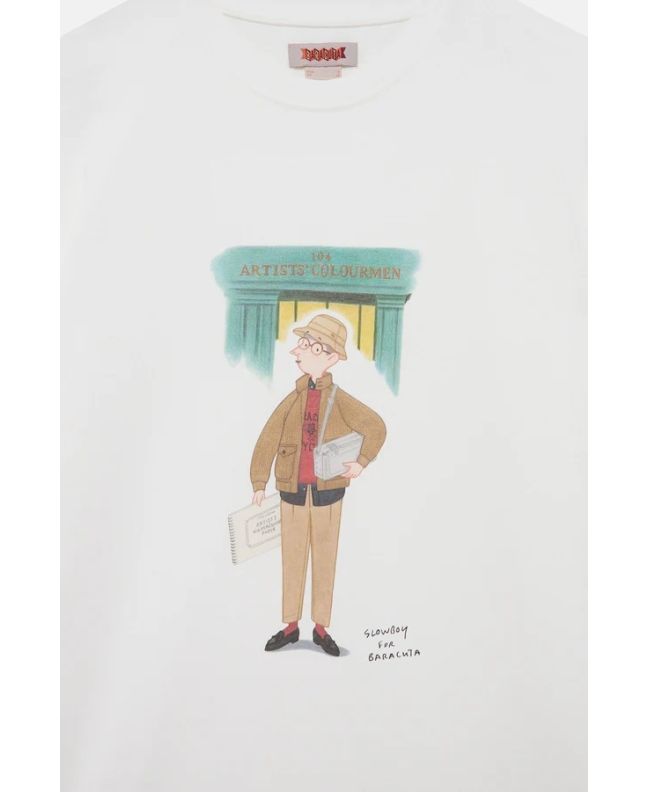 spezial madrid Baracuta Slowboy Colourman Tee Off White Tienda