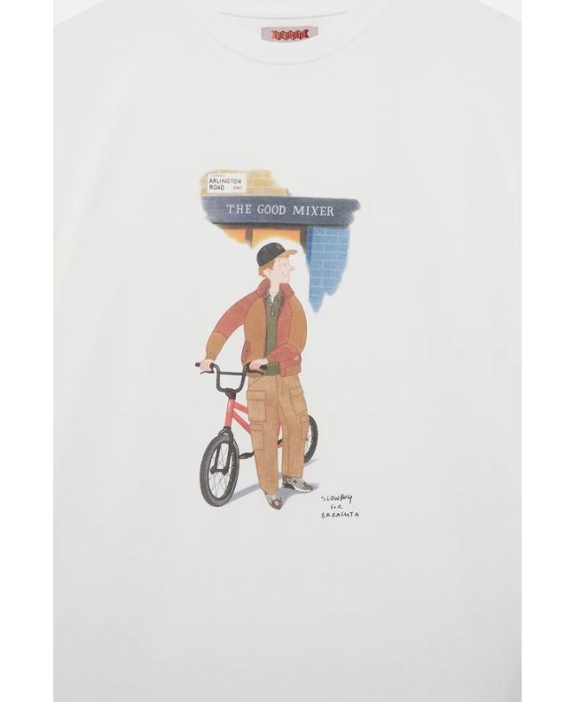 spezial madrid Baracuta Slowboy Arlington Tee Off White Liquidación