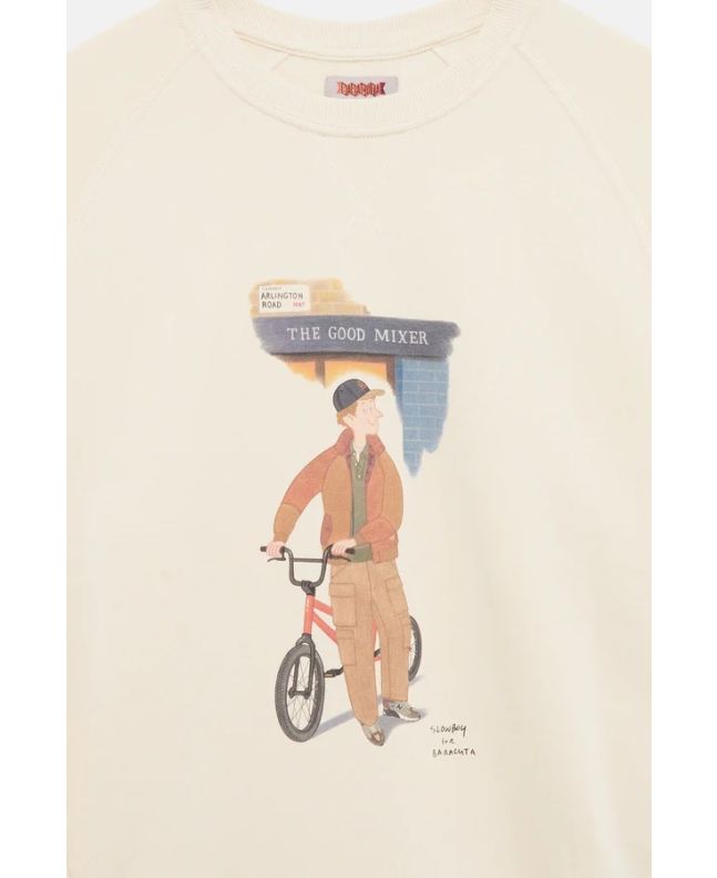 spezial madrid Baracuta Slowboy Arlington Crew Neck Butter Mejor oferta