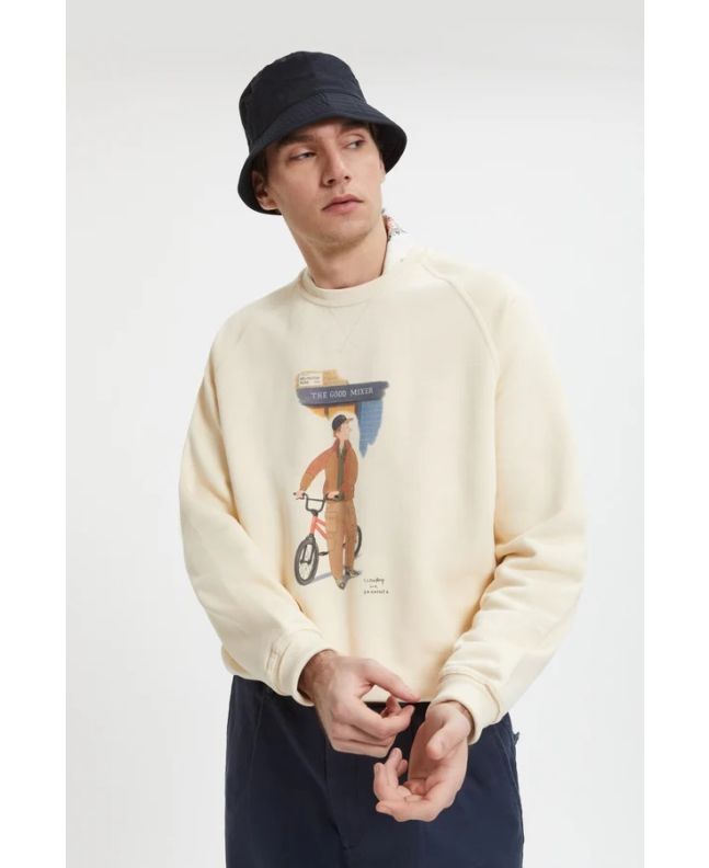 spezial madrid Baracuta Slowboy Arlington Crew Neck Butter Mejor oferta