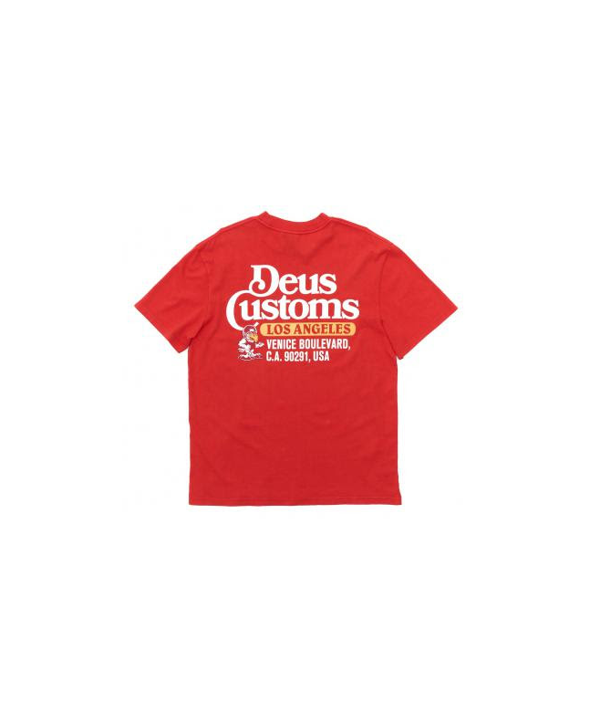 spezial madrid Deus Ex Machina Raptor Tee Tangerine Tango COMPRAR AHORA