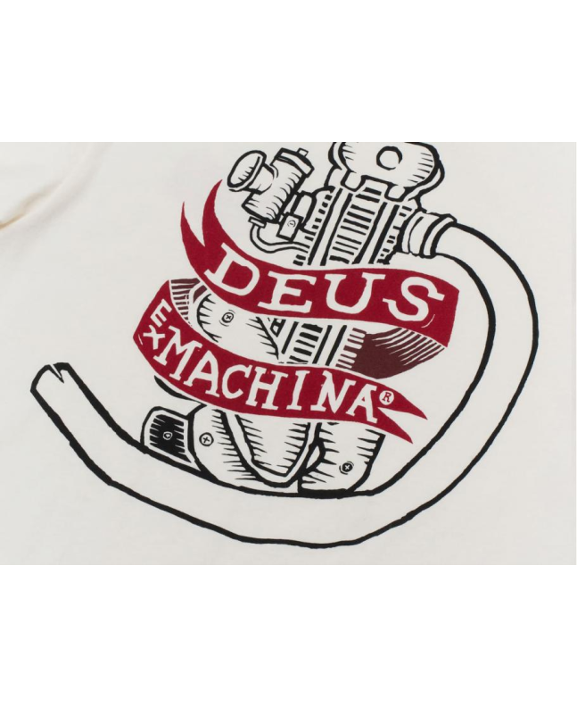 spezial madrid Camiseta Deus Ex Machina Jailer Sappy Tee White Últimos 2 días