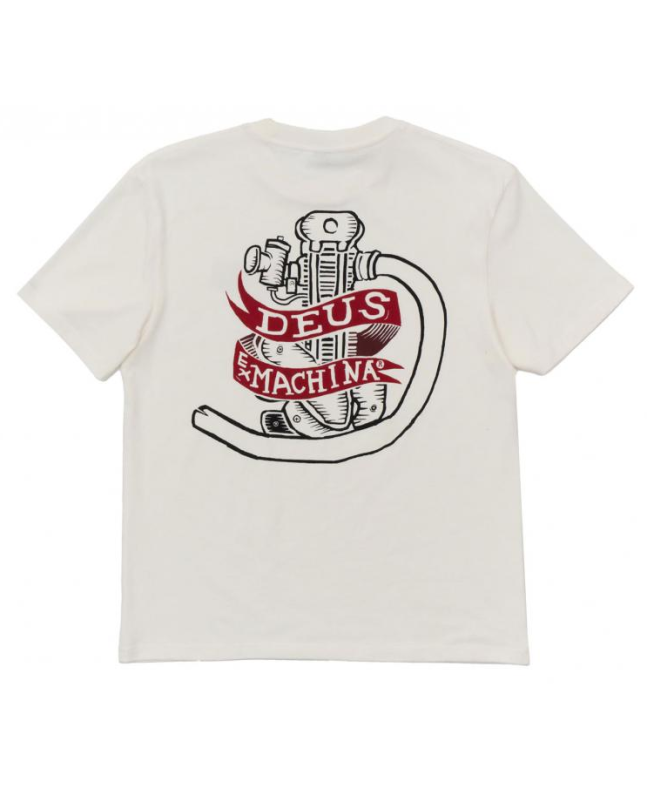 spezial madrid Camiseta Deus Ex Machina Jailer Sappy Tee White Últimos 2 días