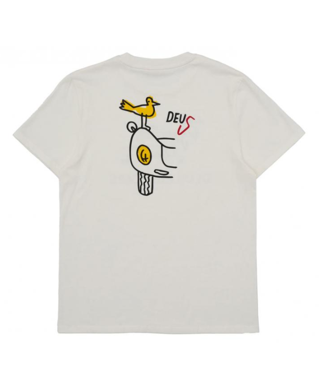 spezial madrid Deus Ex Machina Specter Rare Birds Tee Pristine White & Novoid Plus Promoción por tiempo limitado