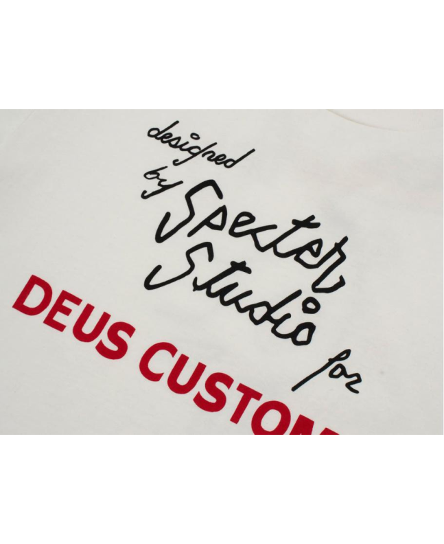 spezial madrid Deus Ex Machina Specter Rare Birds Tee Pristine White & Novoid Plus Promoción por tiempo limitado