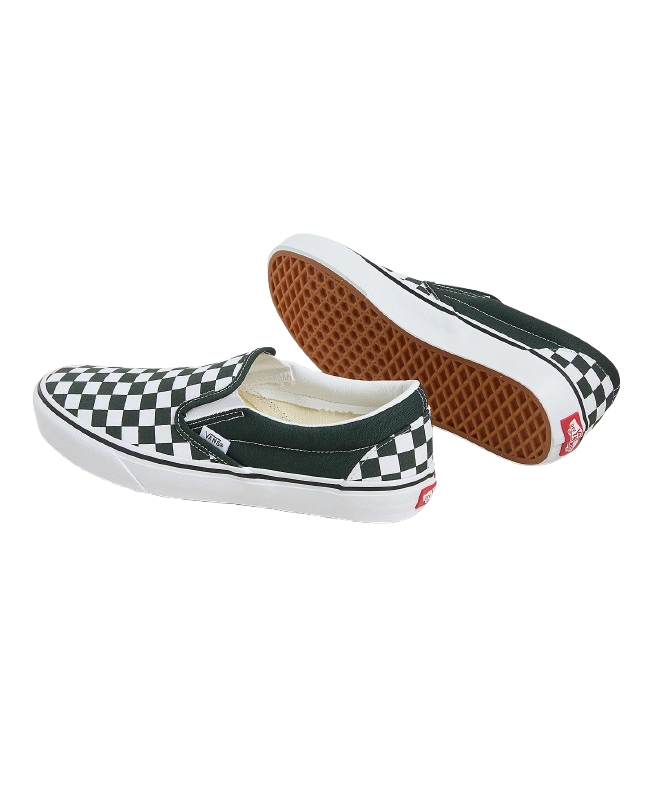 spezial madrid Vans UA Classic Slip On 98 DX Checkboard Scarab & Green Solo queda un día