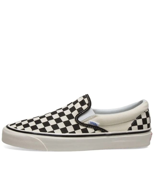 spezial madrid Vans UA Classic Slip On 98 DX Checkboard Black & White Liquidación