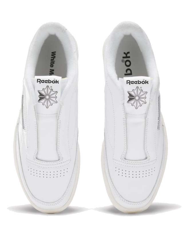 spezial madrid Reebok x White Mountaneering Club C 85 Sneakers White Chalk & Black En oferta