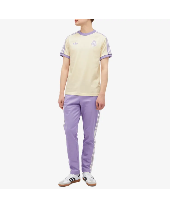 spezial madrid Adidas Real Madrid CF 3S Tee Of White Wonder White & Magic Lilac Outlet