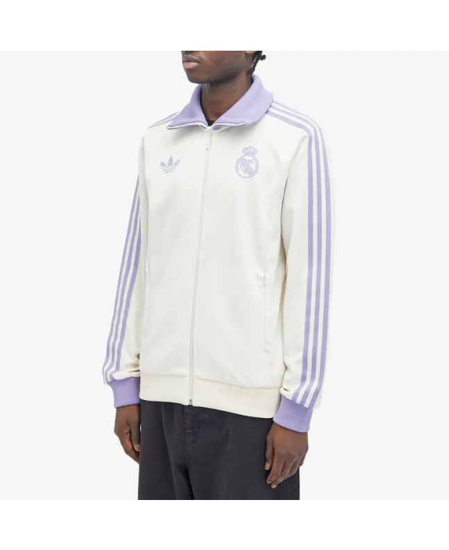 spezial madrid Adidas Real Madrid CF OG Track Top Wonder White & Magic Lilac Outlet online