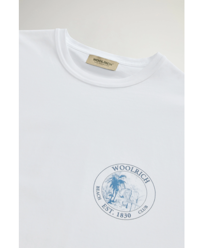 spezial madrid Woolrich Pure Cotton Tee Bright White Venta caliente