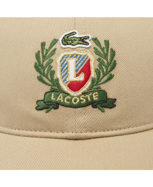 spezial madrid Lacoste Adjustable Embroidered Twill Cap Beige Mejor oferta