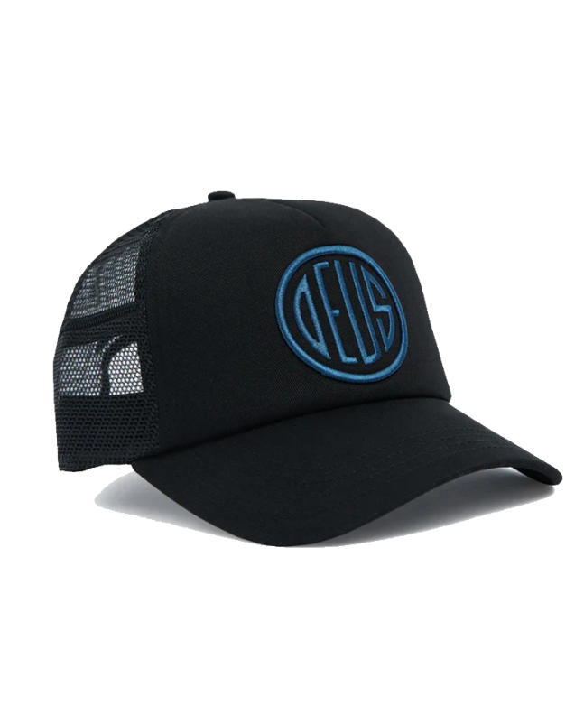 spezial madrid Deus ex Machina Pill Logo Trucker Black
