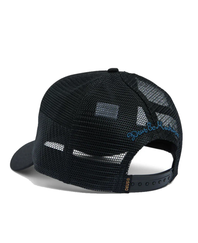 spezial madrid Deus ex Machina Pill Logo Trucker Black Oferta especial