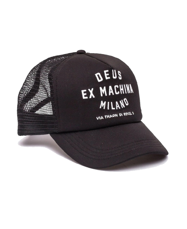 spezial madrid Deus Ex Machina Milano Address Trucker Black