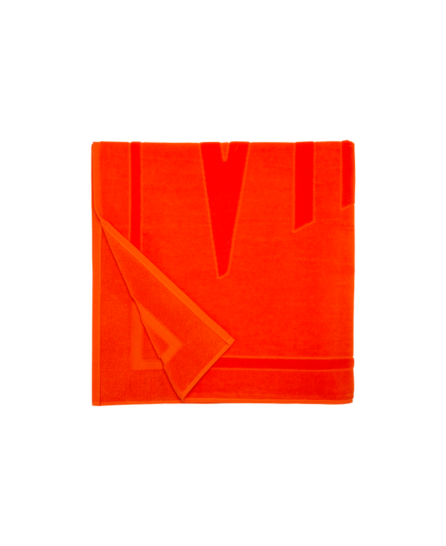 spezial madrid Vilebrequin Beach Towel Solid Apricot Orange Descuento por venta flash