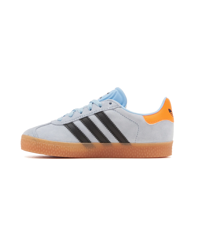 spezial madrid Adidas Gazelle OG Junior Clear Sky Core Black & Solar Orange Rebajas de fábrica