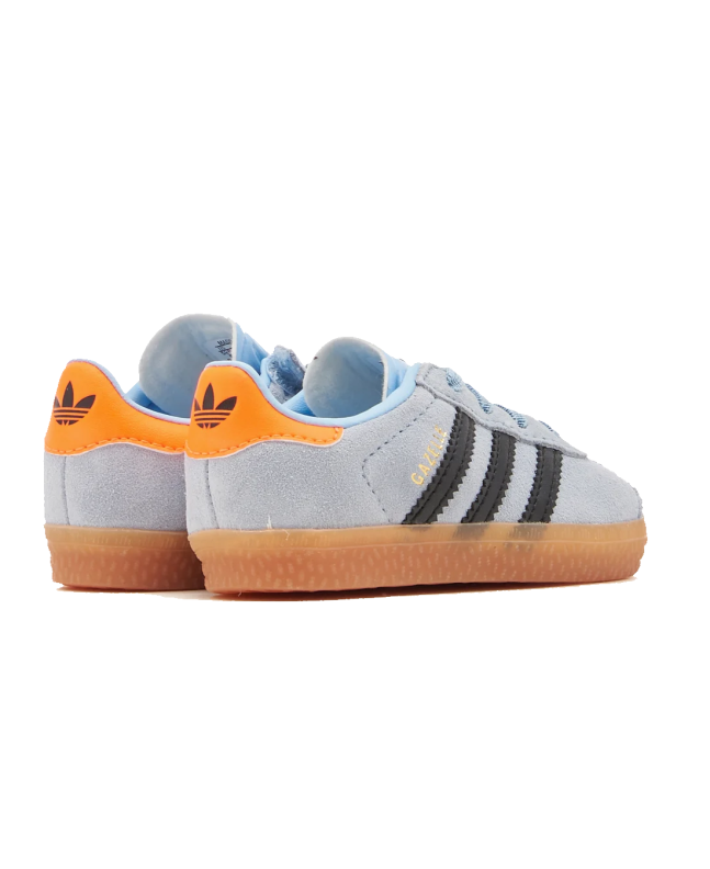 spezial madrid Adidas Gazelle OG Junior Clear Sky Core Black & Solar Orange Ventas relámpago