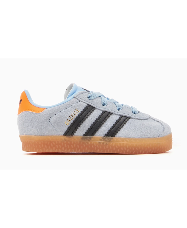 spezial madrid Adidas Gazelle OG Junior Clear Sky Core Black & Solar Orange Ventas relámpago