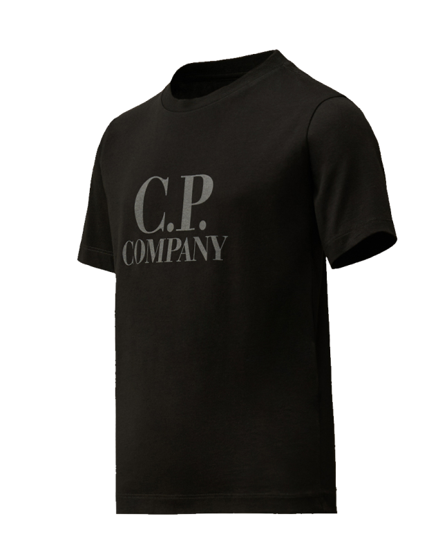 spezial madrid C.P. Company Kids Cotton Jersey 30/1 Goggle Tee Black Envío gratis