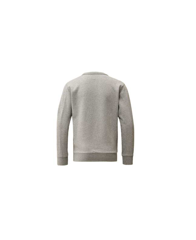 spezial madrid C.P. Company Kids Diagonal Fleece Lens Crew Neck Sweatshirt Grey Melange Oferta especial