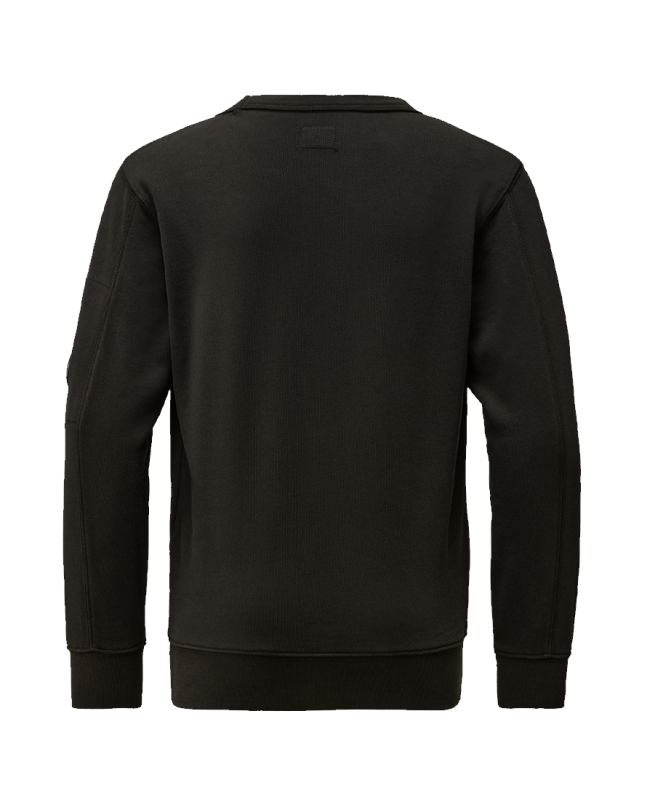 spezial madrid C.P. Company Kids Diagonal Fleece Lens Crew Neck Sweatshirt Black Envío gratis