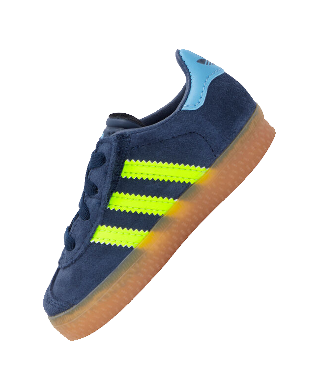 spezial madrid Adidas Gazelle OG Junior Night Indigo Solar Yellow & Light Blue Precio de fábrica