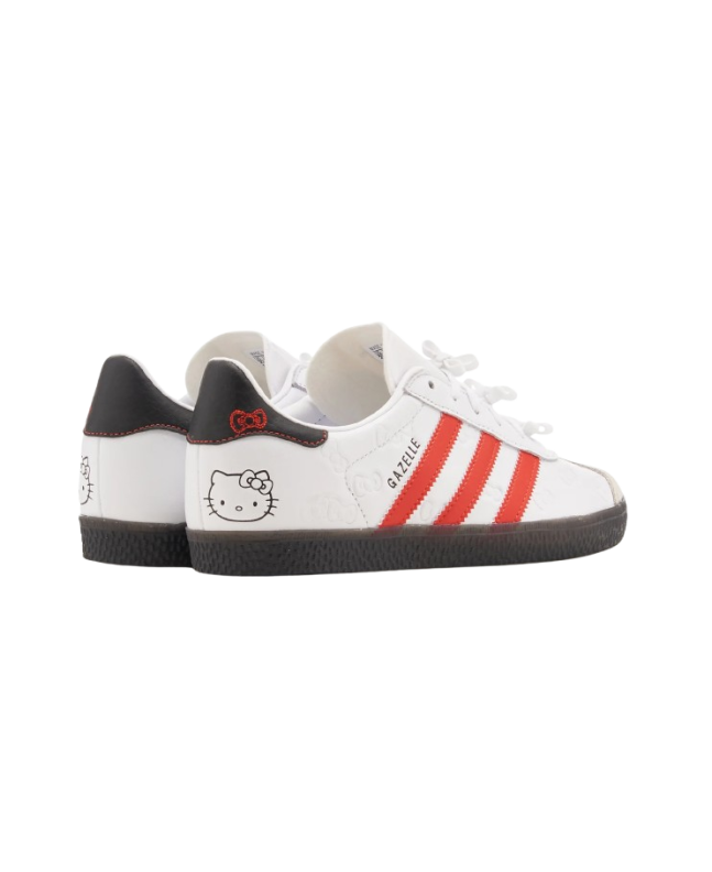 spezial madrid Adidas Gazelle X Hello Kitty Cloud White Red & Core Black Promoción por tiempo limitado